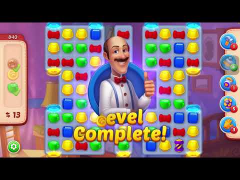 Homescapes level 834 - 840 Chocolate Delights