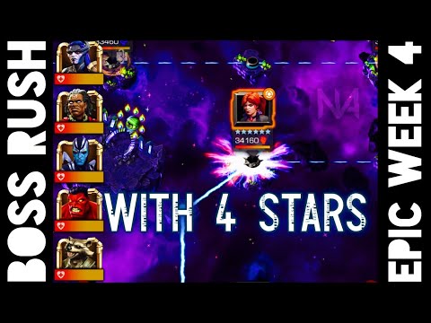 Epic Boss Rush Week 4 - Summer Smackdown Delta With 4 Stars