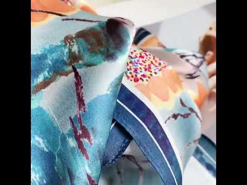 Printed Silk Square Scarf 21