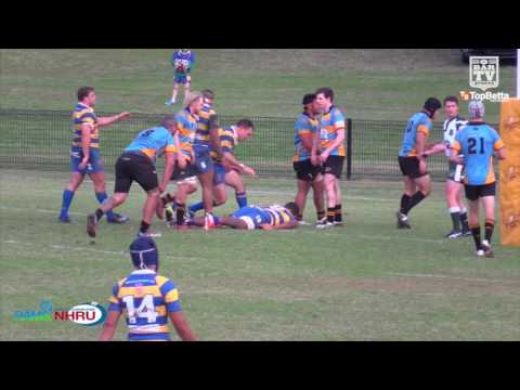 2016 NHRU Round 12 Premier 1 Highlights - Hamilton Hawks v Southern Beaches