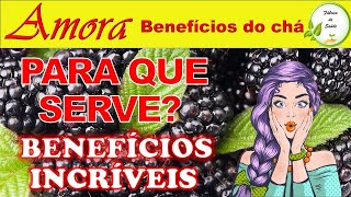 CH de AMORA para que serve | Fantsticos Benefcios do ch de FOLHAS DE AMORA preta