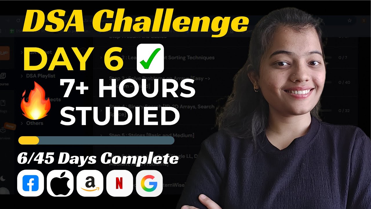 Day 6 of 45 Days DSA Challenge |Arrays & Binary Search| Striver's A2Z SDE sheet | Sameeksha Barhaiya