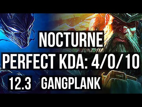 NOCTURNE vs GP (TOP) | 4/0/10, 500+ games | KR Master | 12.3