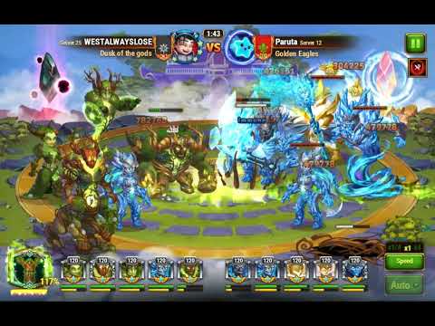 Titan Battles in Clash of Worlds Season 2 week 8 #HeroWars