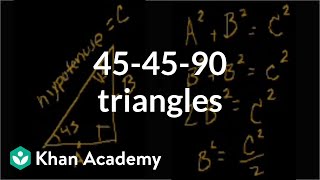 45-45-90 Triangles