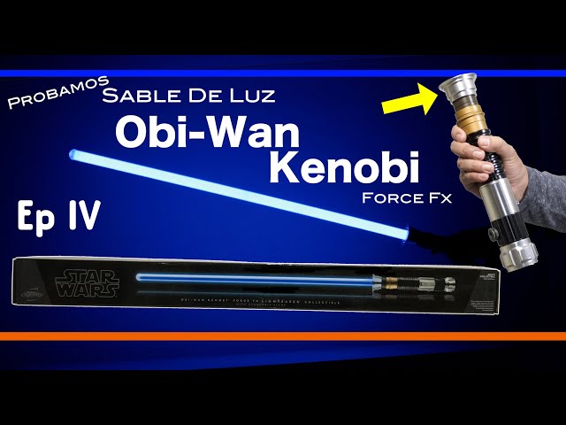 Vídeo relacionado con Star Wars The Black Series OBI-WAN Kenobi Force FX Elite Sable de luz con LED avanzado y Efectos de Sonido, Juego de rol Coleccionable para Adultos