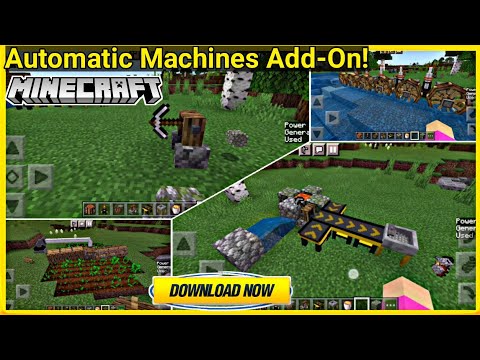Automatic Machines Addon For Minecraft Pe | "Gecko's Gizmos" Brand NEW Minecraft | in Hindi | 2021