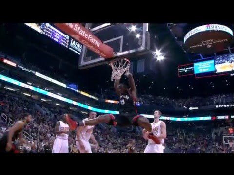 Raptors Highlights: Joseph Finds Biyombo - February 2, 2016