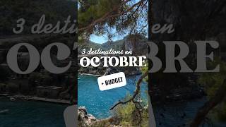 Oú partir en octobre ? ✈️ #destination #voyage #voyagepascher