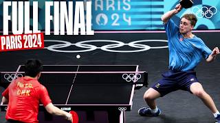 FULL Gold Medal Match | Men's Table Tennis 🇸🇪🏓🇨🇳 | Paris 2024