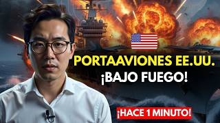 Portaaviones de $20B Bajo Fuego — Irán Lanza una Oleada Masiva de Misiles