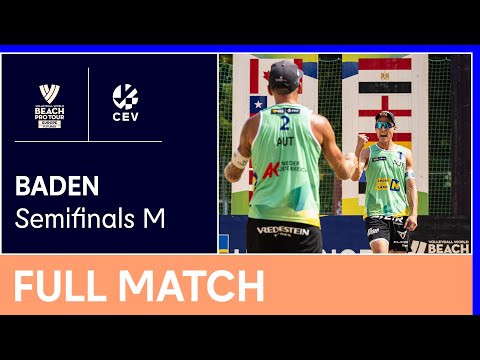 Full Match | 2022 Volleyball World Beach Pro Tour Futures | Baden | Semifinals M