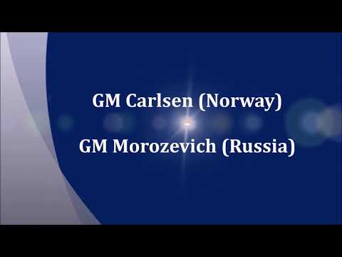 GM Carlsen (Norway) - GM Morozevich (Russia) 5m + PGN