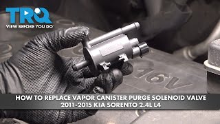 How to Replace Vapor Canister Purge Solenoid Valve 2011-2015 Kia Sorento 2.4L L4