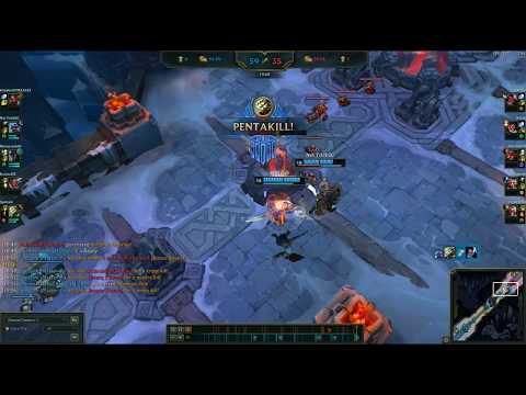 MASTER YI- HIGHLY MECHANICAL PENTAKILL ON ARAM AGAINST CHALLENGER PLAYERS (LOL EUNE)