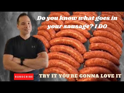 Italian sausage recipe made from scratch. Full Process