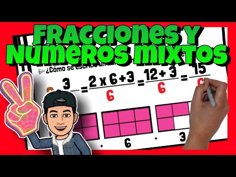 🙀 FRACCIONES y NÚMEROS MIXTOS para niños