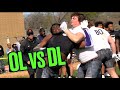 CRAZY COMBAT OL V DL One V One Under Armour Next Camp Dallas TX Action Packed Highlights