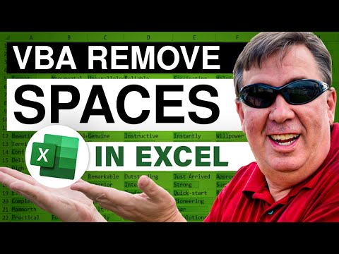 Excel - Correcting Trim Behavior In VBA to Remove Duplicate Spaces - Episode 1465