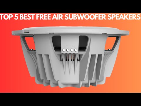 TOP 5 BEST FREE AIR SUBWOOFER SPEAKERS (2023): Dominate the Sound Game!