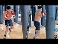 RYAN GARCIA LIGHTNING FAST LEFT HOOKS ON THE HEAVY BAG AS HE PREPARES FOR LUKE CAMPBELL