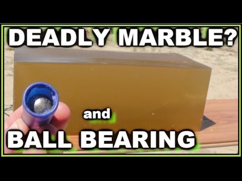 Glass Marble and Ball Bearing -  Deadly Shotgun Loads?
