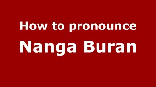 How to pronounce Nanga Buran