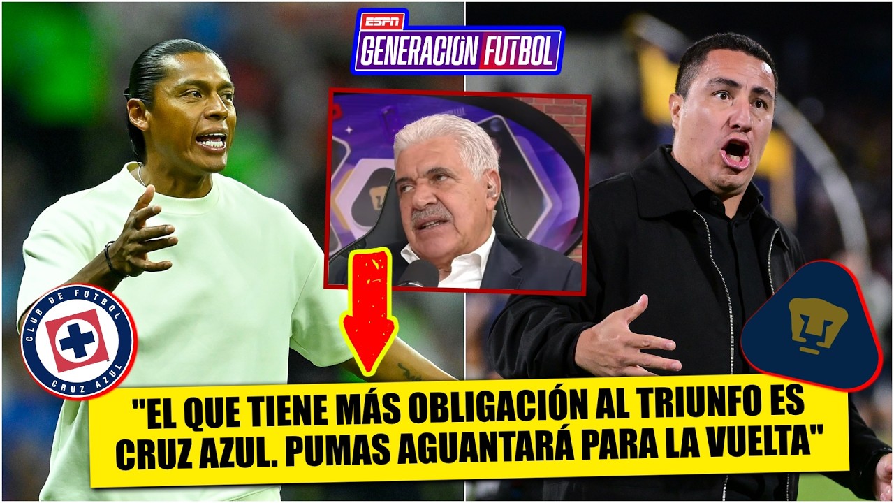 CRUZ AZUL el obligado a sacar VENTAJA en la ida. PUMAS aplicaría lo mismo vs PACHUCA | Generación F