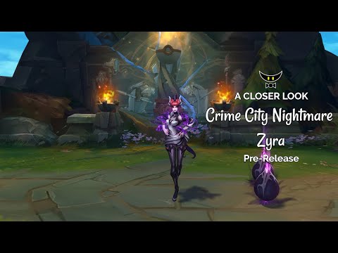 Crime City Nightmare Zyra Epic Skin (Pre-Release)