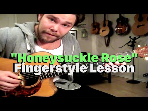 Honeysuckle Rose - Guitar Lesson from Emil