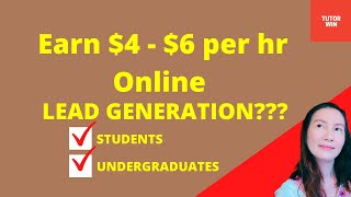 Hiring now! Earn Online As A Lead Generator/Lead Generation! ESL Teacher
