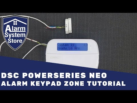 Dsc PowerSeries Neo Alarm Keypad Zone Instructions - Alarm System Store