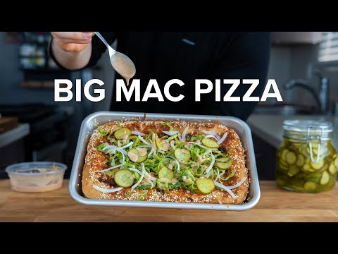 Weeknight Big Mac Pizza