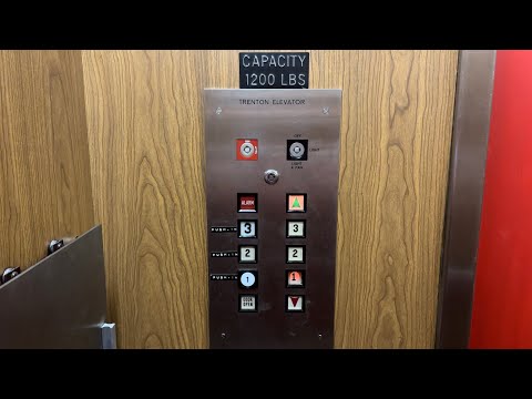 STILL ORIGINAL!  Vintage 1962 Trenton Hydraulic Elevator - 320 Raritan Ave/NJ-27 - Highland Park, NJ