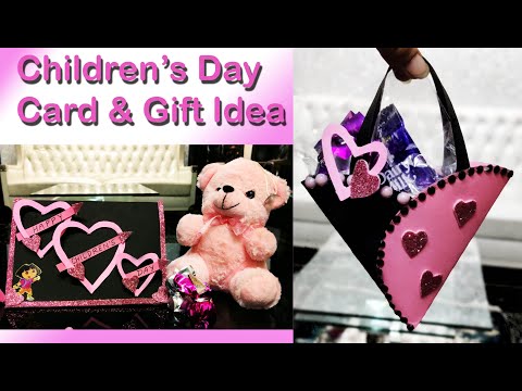 Children's Day Card DIY design / Easy Greeting Card / Children's Day Card & Gift Idea / Gift Basket