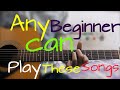 ANY BEGINNER CAN PLAY THESE SONGS - Easiest Pattern - guitar lesson hindi chords