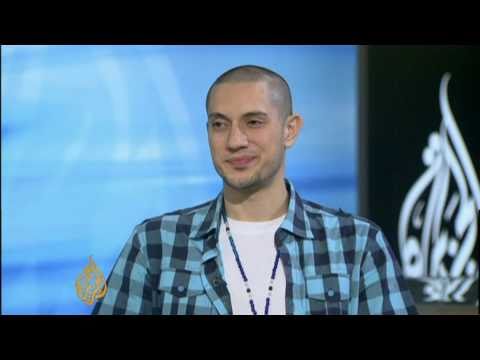 Omar Offendum on Al Jazeera - #Jan25 Egypt