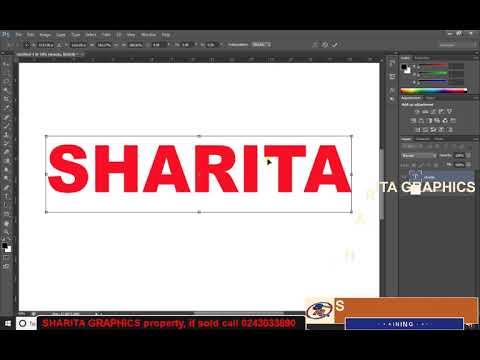 Text Activities in photoshop