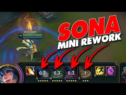 New Sona Changes (Mini Rework 2021) | League of Legends - BDD #Shorts