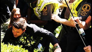 Rally Organizer Jason Kessler Runs Away From Irate Protesters