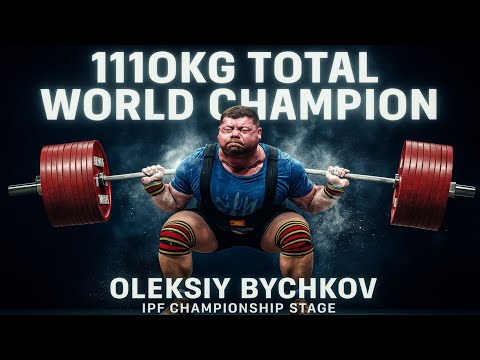 Oleksiy Bychkov DESTROYS the 120KG Class | 1110KG Total | IPF World Open Equipped Championship 2025