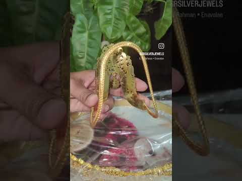 𝗚𝗼𝗹𝗱 𝗽𝗹𝗮𝘁𝗲𝗱 𝗦𝗶𝗹𝘃𝗲𝗿 𝗣𝗲𝗮𝗰𝗼𝗰𝗸 𝗩𝗮𝗻𝗸𝗶 𝗳𝗼𝗿 𝗕𝗿𝗶𝗱𝗲𝘀✨𝗮𝗱𝗼𝗿𝗻𝗲𝗱 𝘄𝗶𝘁𝗵 𝗭𝗶𝗿𝗰𝗼𝗻 𝗔𝗗 #silver#vanki#srsilverjewels