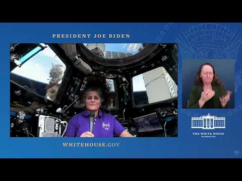 Indo-American Astronaut Sunita Williams wishes Diwali from space.