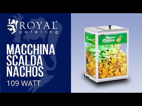Video - Macchina scalda nachos - 109 W - LED RGB
