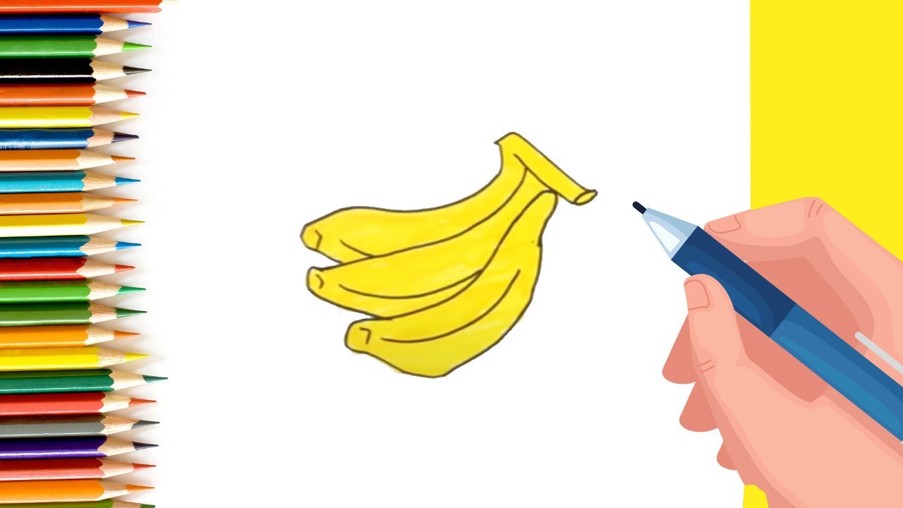 How to Draw a Banana Easily and Step by Step