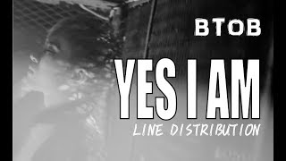 BTOB - YES I AM Line Distribution