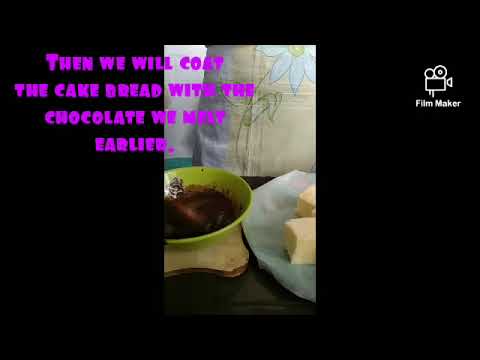 Title: Petit Four Making (Chocolate Glaze Sponge Cake)