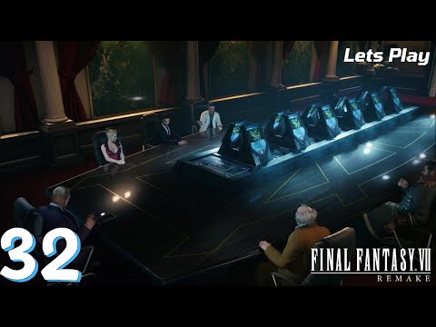Final Fantasy VII Remake Playthrough Part 32 Operation Shinra Headquarters