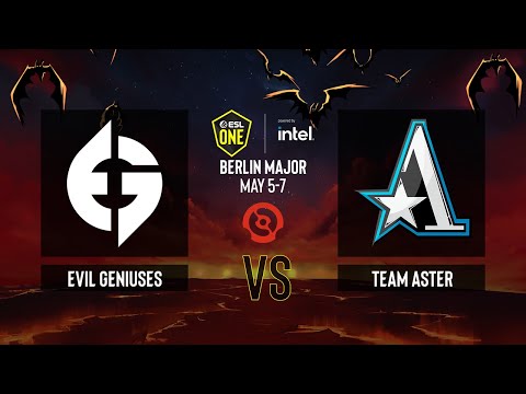 Dota2 - Evil Geniuses vs Team Aster - Game 1 - ESL One Berlin 2023 - Group A