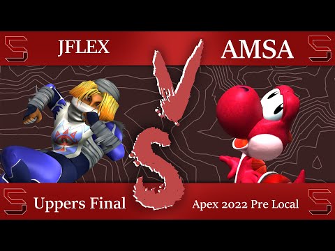 Jflex (Shiek) Vs. aMSa (Yoshi) || Winners Final || SSBM Apex 2022 Pre-local